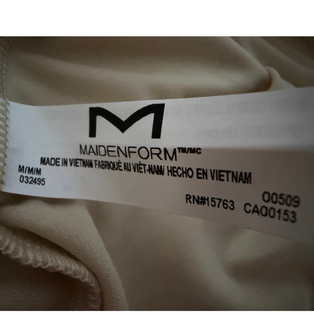 Maidenform M Shaping Cami Nude Beige Firm Control Wirefree Supportive Cups 2549 - Picture 3 of 5